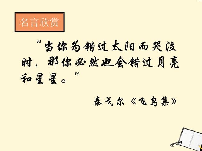 泰戈尔名言，泰戈尔名言当你为错过什么而哭泣的时候