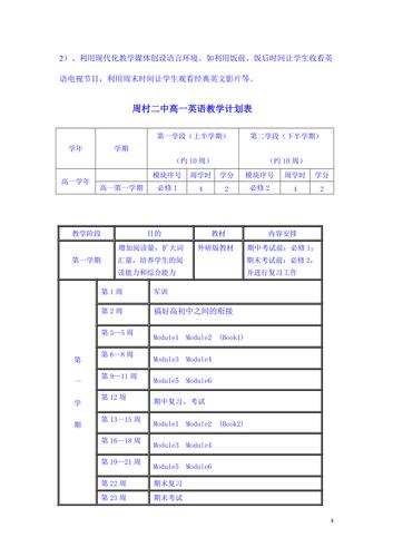 高一英语教学计划，高一英语教学计划2023上学期！